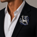Load image into Gallery viewer, Azure Grove Deer Brooch