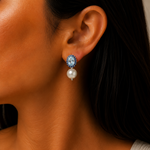 Load image into Gallery viewer, Azure Pearl Drops