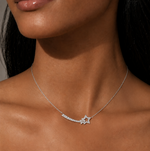 Load image into Gallery viewer, Starlight Trail Silver Pendant Necklace