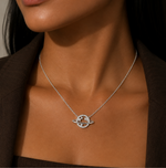 Load image into Gallery viewer, Celestial Orbit Silver Pendant Necklace