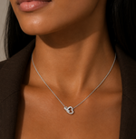 Load image into Gallery viewer, Endless Heart Silver Pendant Necklace