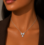 Load image into Gallery viewer, Silver Butterfly Drop Dokiya