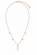 Load image into Gallery viewer, Celestia Pearl Cascade Necklace