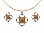 Load image into Gallery viewer, Regalia Fleur Pendant Set