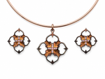 Load image into Gallery viewer, Regalia Fleur Pendant Set