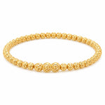Load image into Gallery viewer, Aurum Twin-Swirl Diamond-Cut Bangle