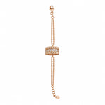 Load image into Gallery viewer, Aurora Pavé Barrel Chain Bracelet