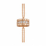 Load image into Gallery viewer, Aurora Pavé Barrel Chain Bracelet