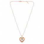 Load image into Gallery viewer, Eternal Amour Rose Gold Heart Projection Necklace