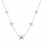 Load image into Gallery viewer, Shimmering Butterfly Meadow Station Necklace
