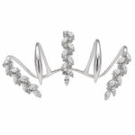 Load image into Gallery viewer, "Lumina Wave" Marquise Crystal Multi-Finger Statement Ring