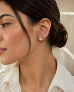 Load image into Gallery viewer, Aurora Fan & Crystal Stud Tops Set