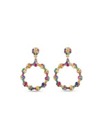 Load image into Gallery viewer, Pastel Bloom Halo Earrings