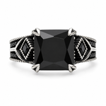 Load image into Gallery viewer, Obsidian Regent Ring