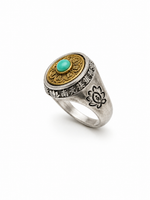Load image into Gallery viewer, Royal Lotus Spinner Ring
