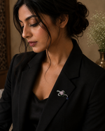 Load image into Gallery viewer, Enchanted Serpentine Bloom Brooch
