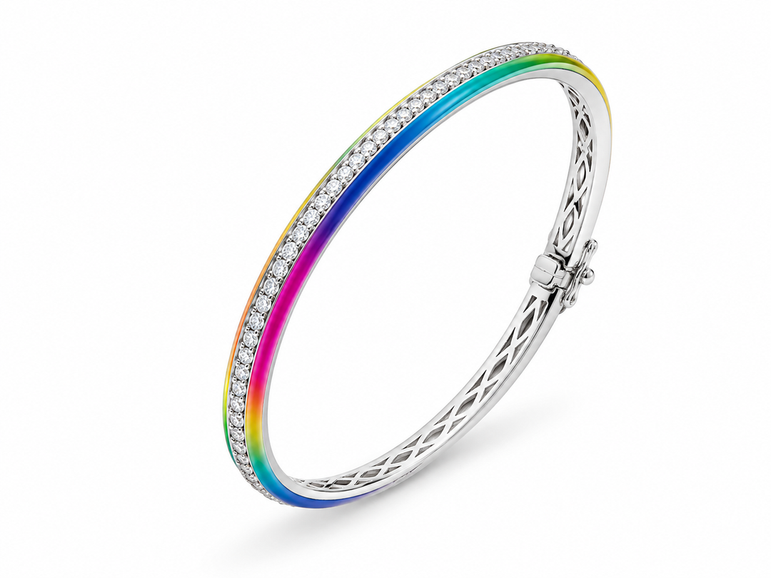 Aurora Spectrum Open Bangle