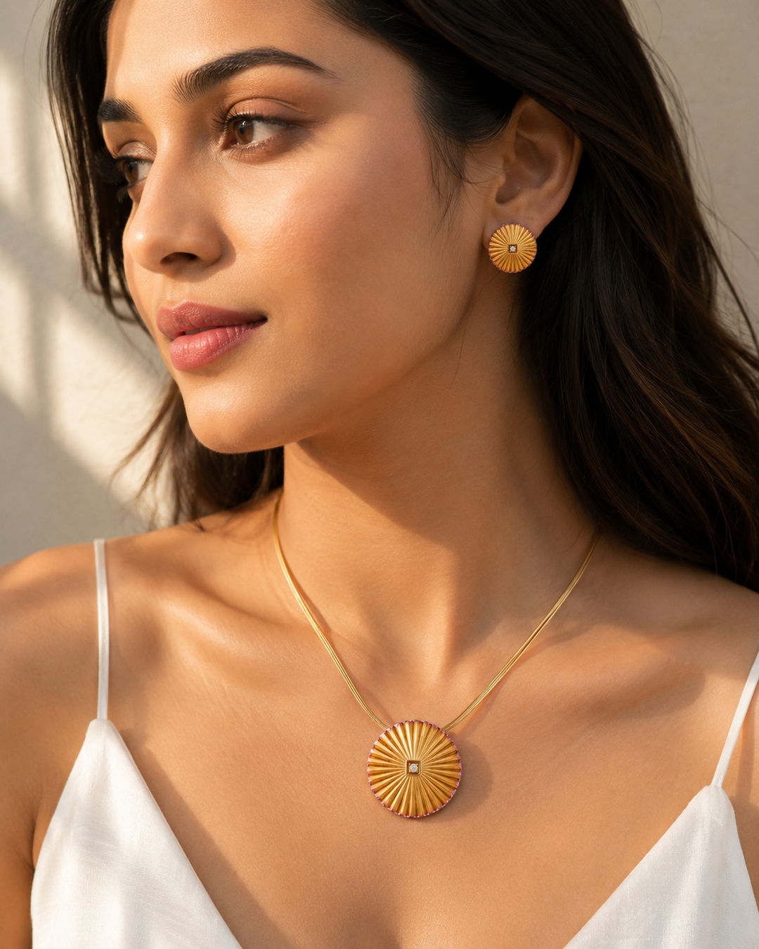Auric Soleil Pendant Set