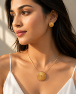 Load image into Gallery viewer, Auric Soleil Pendant Set
