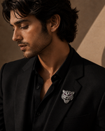 Load image into Gallery viewer, The Fierce Majestic Tiger Statement Brooch
