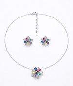 Load image into Gallery viewer, Prismatic Bloom Pendant Set
