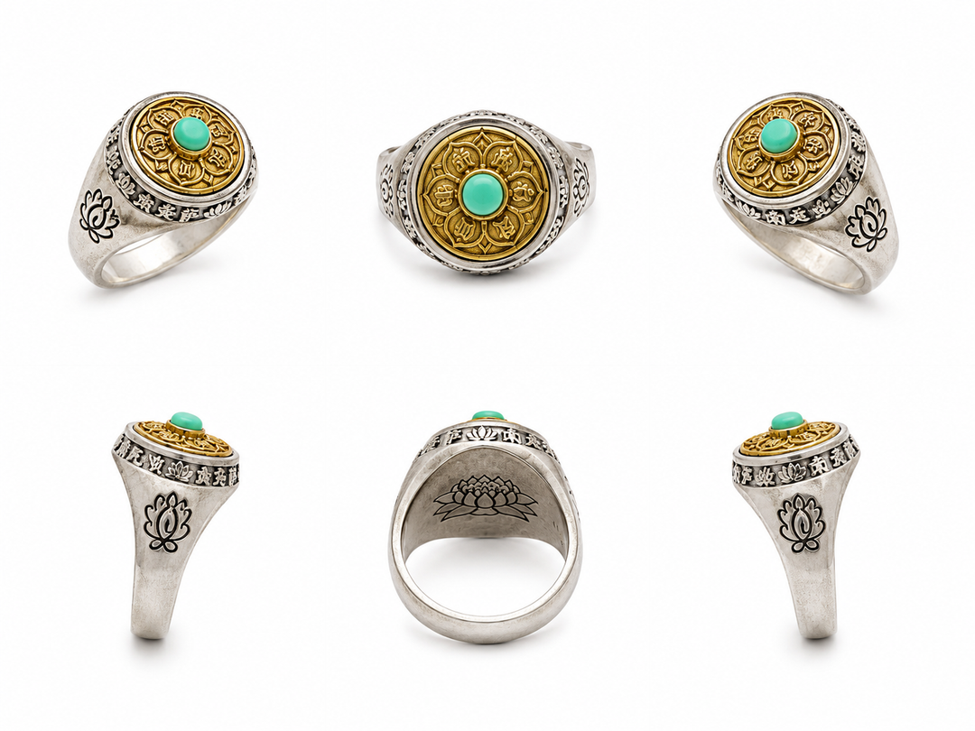 Royal Lotus Spinner Ring