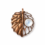 Load image into Gallery viewer, Moonlit Leaf Pendant Set
