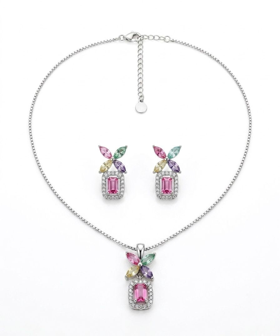 Pink Radiance Pendant Set