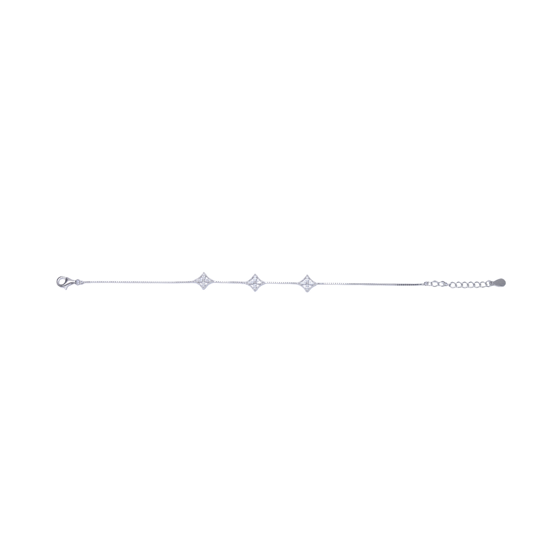 SILVER PIXEL WRISTCHAIN