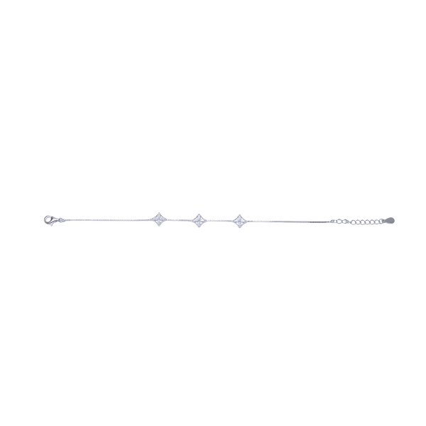 SILVER PIXEL WRISTCHAIN