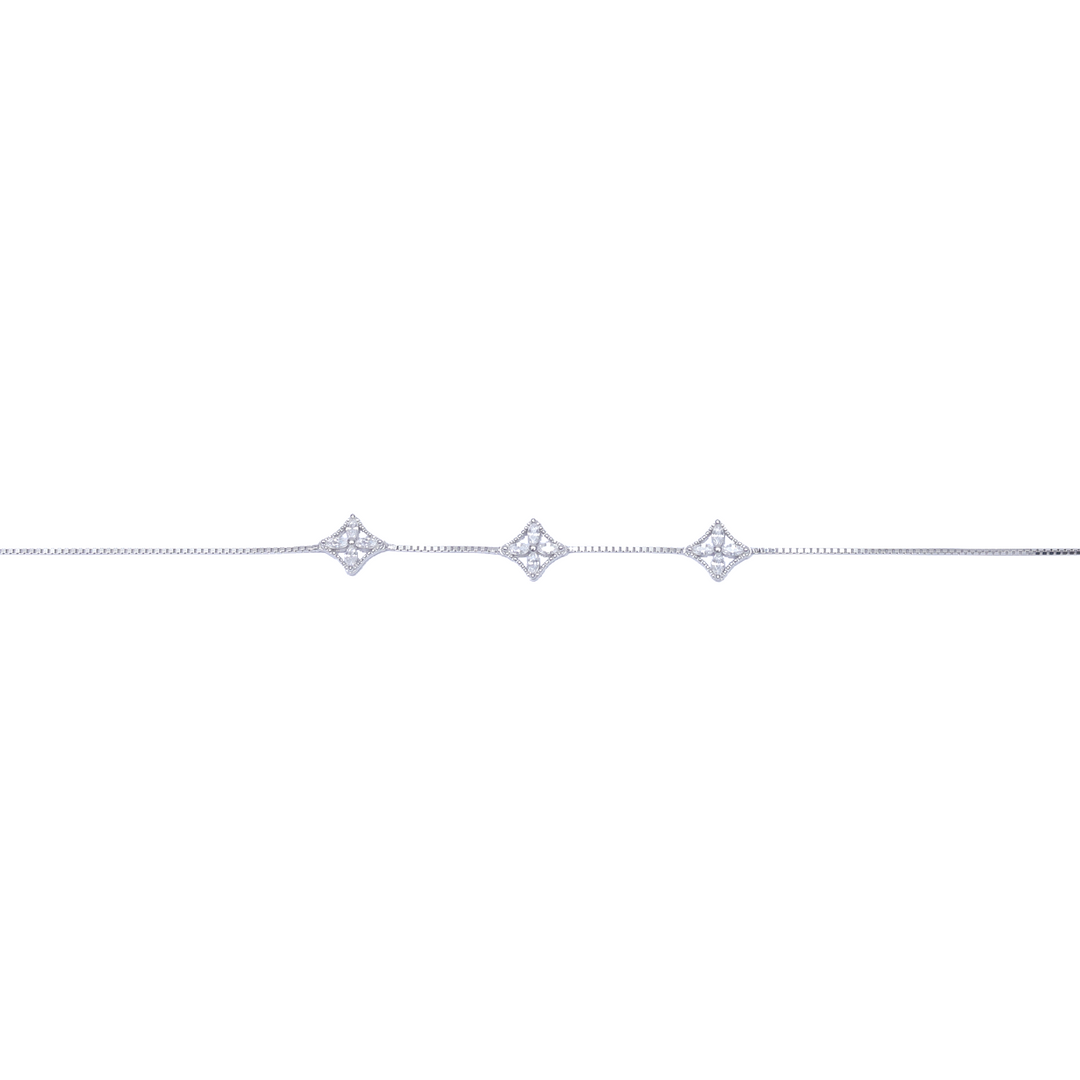 SILVER PIXEL WRISTCHAIN