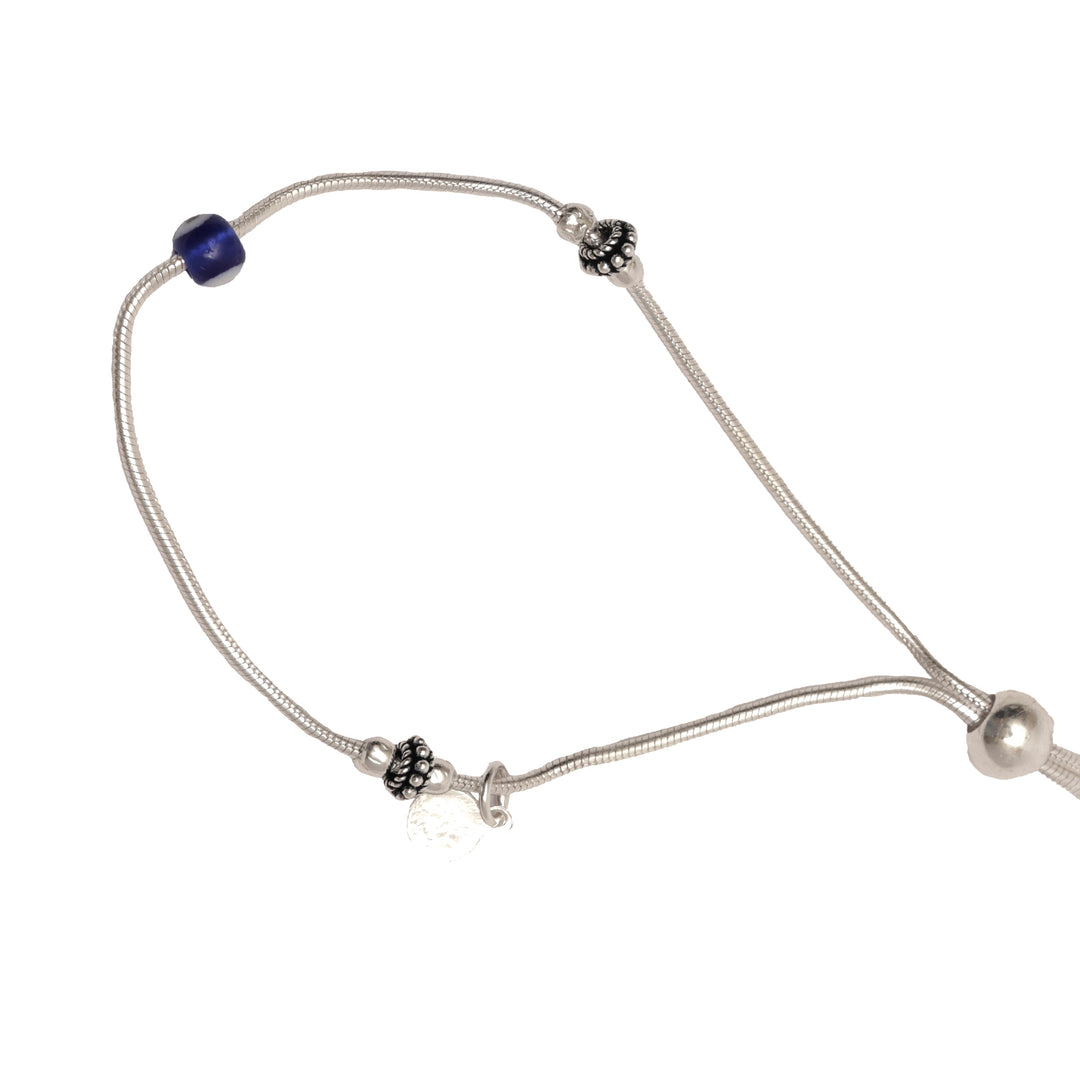 SILVER BEAT ANKLET