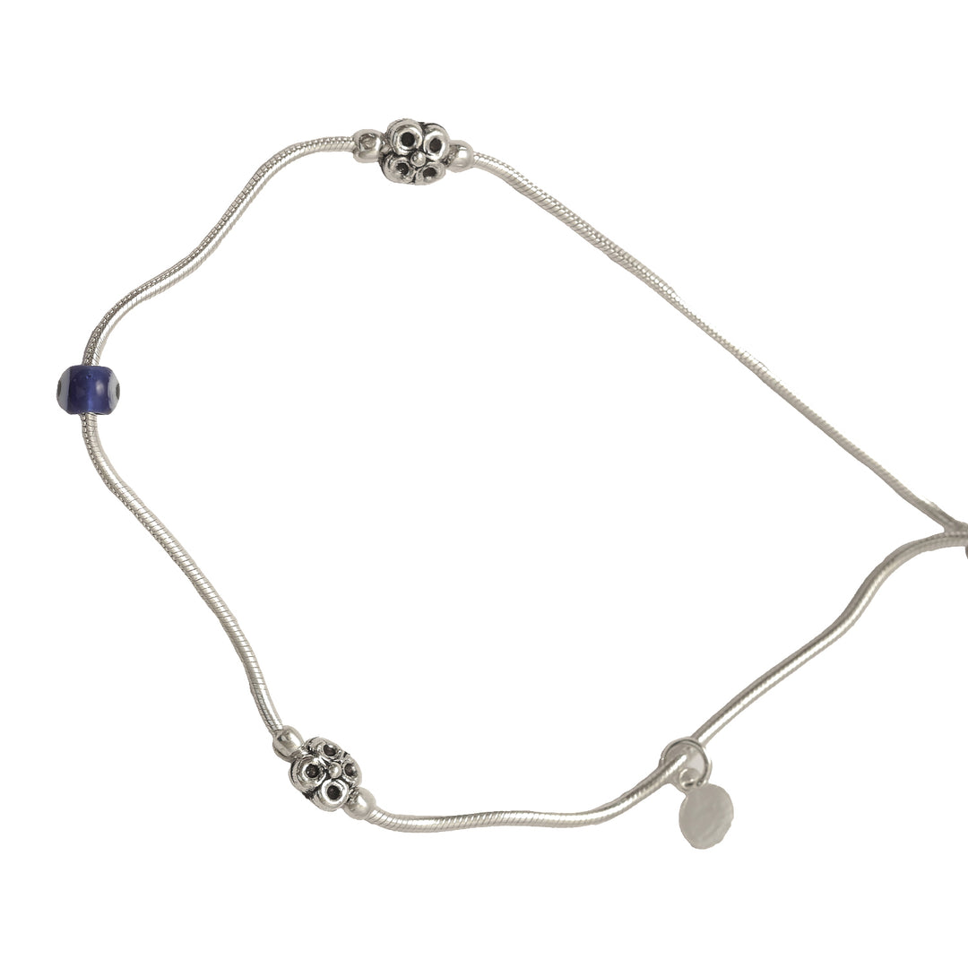 BLUE ORB ANKLET