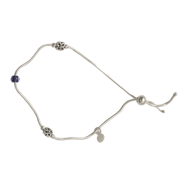BLUE ORB ANKLET
