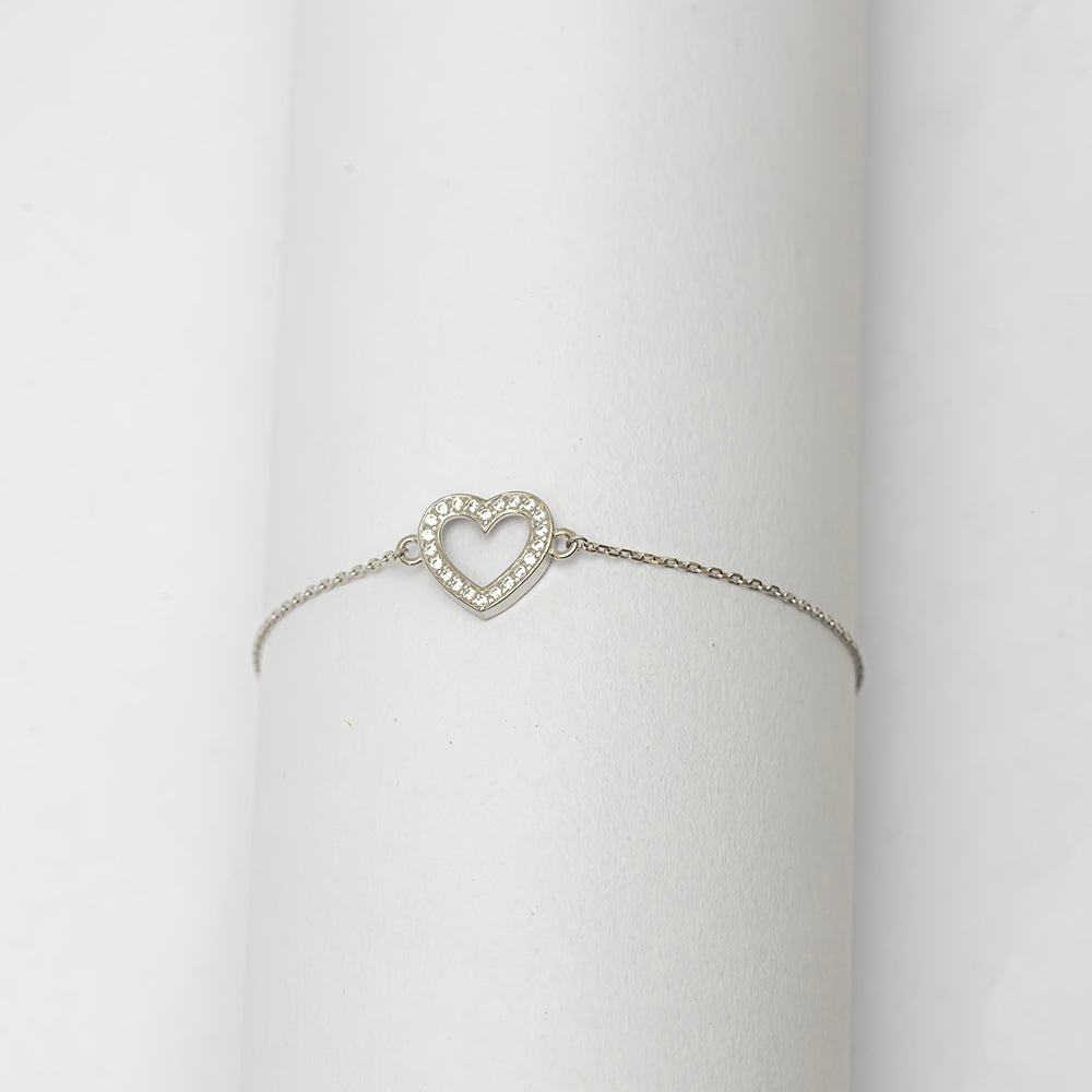 ICY HEART CHARM
