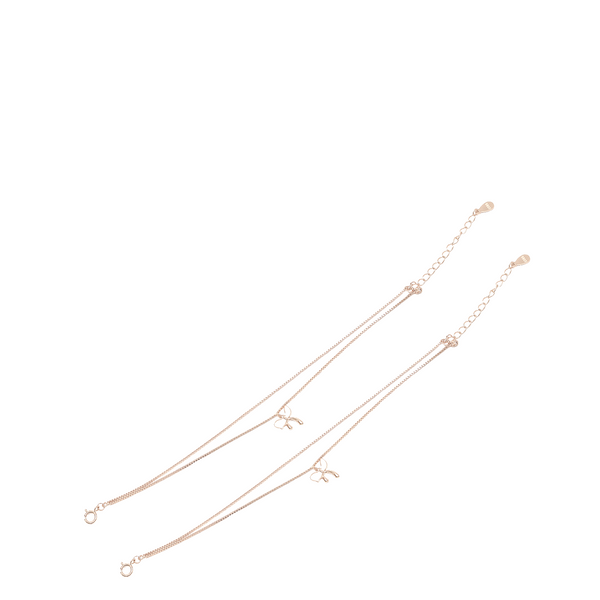 BOW CHARM ANKLET