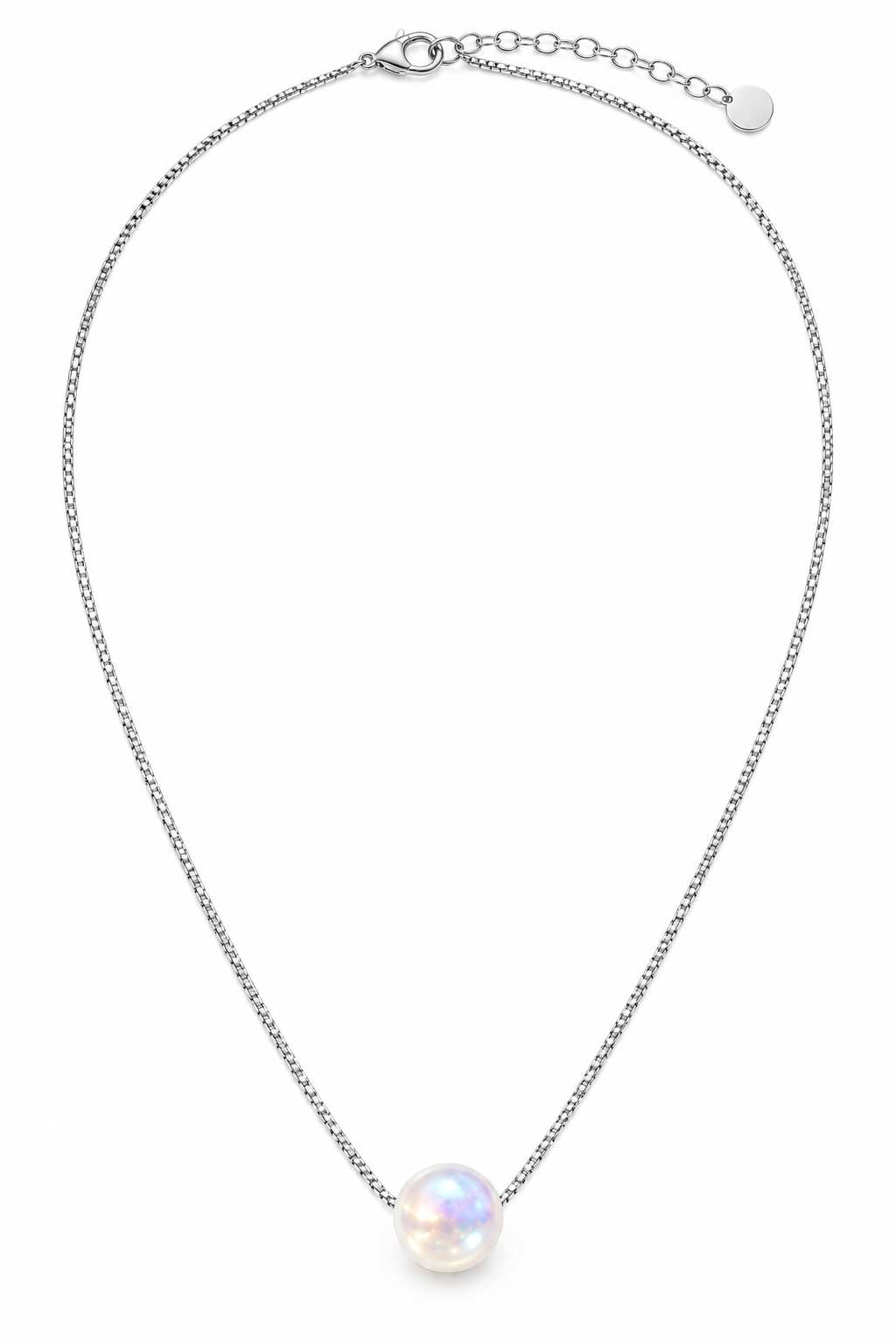 Lunara Mini Pearl Orb Necklace