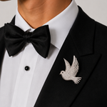 Load image into Gallery viewer, Silver Soar Brooch
