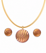 Load image into Gallery viewer, Aurora Wave Pendant Set
