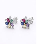 Load image into Gallery viewer, Prismatic Bloom Pendant Set

