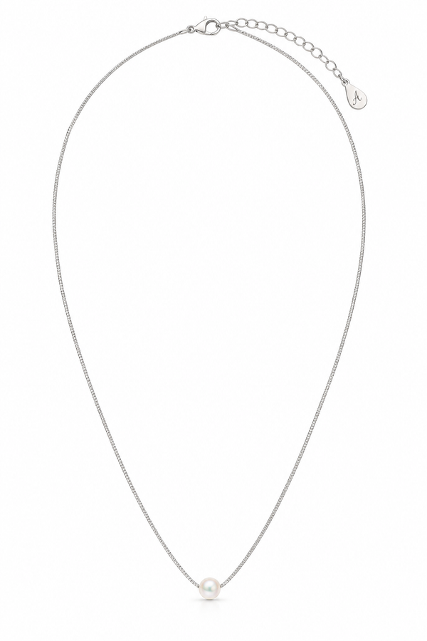 Lunara Pearl Orb Necklace