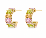 Load image into Gallery viewer, Sorbet Radiance Hoop Earrings
