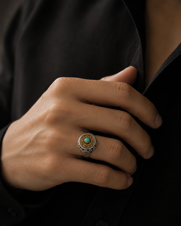 Royal Lotus Spinner Ring
