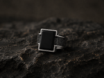 Load image into Gallery viewer, Obsidian Monarch Ring
