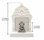 Load image into Gallery viewer, Divine Blessings Silver Ganesha Idol
