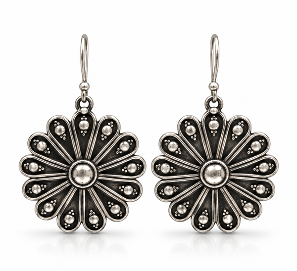 Petal Medallion Earrings
