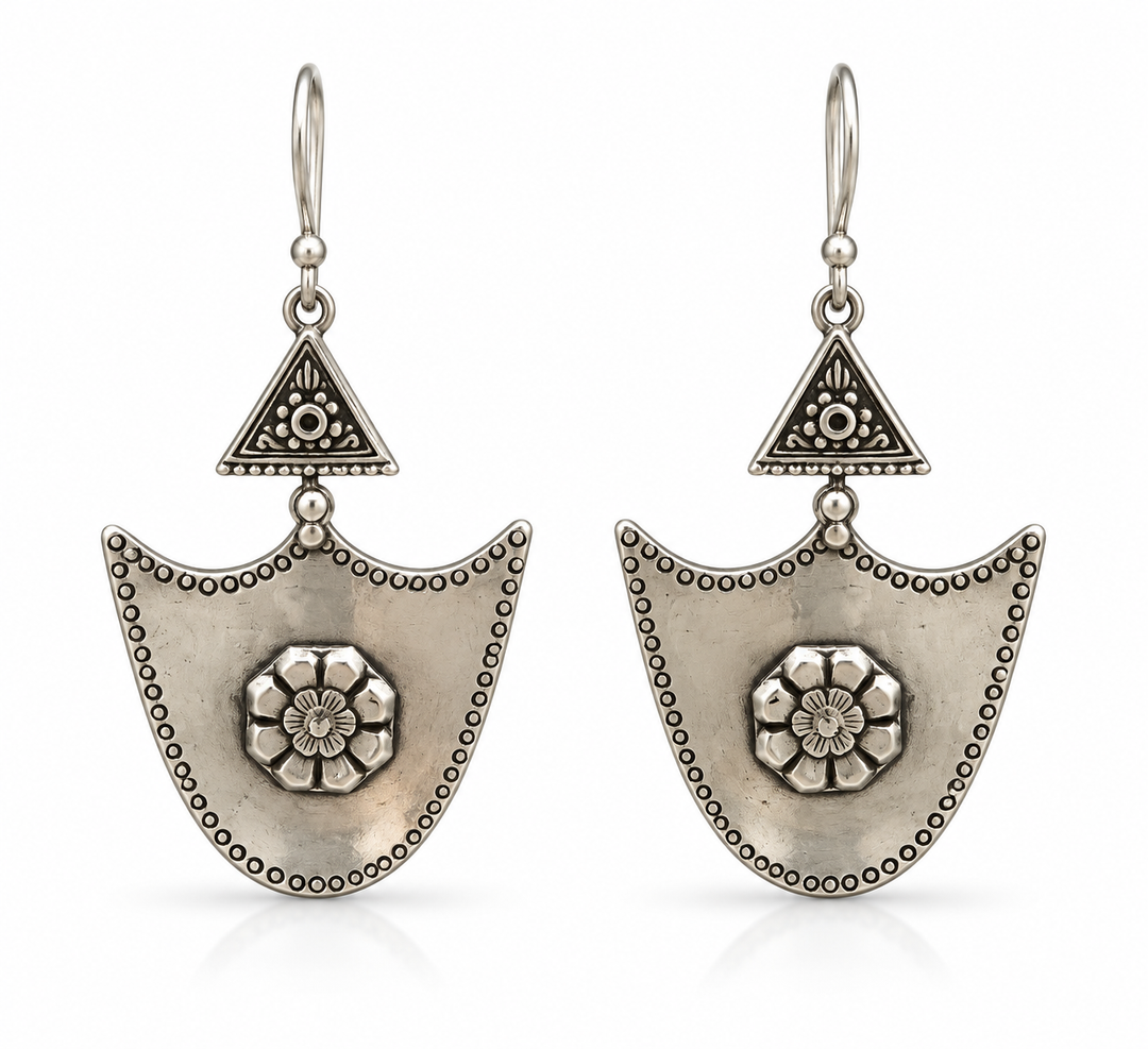 Aarohi Tribal Drop Earrings