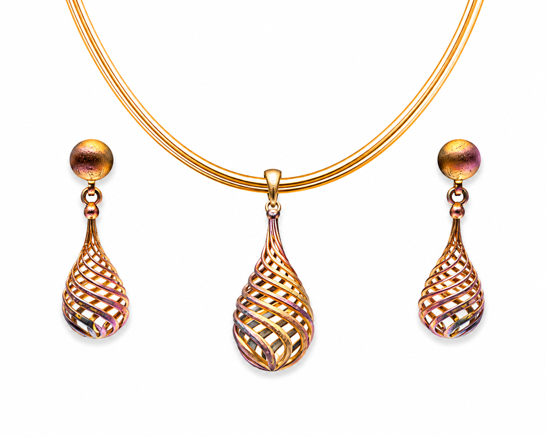 Celestia Weave Pendant Set