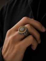 Load image into Gallery viewer, Royal Mandala signet Ring
