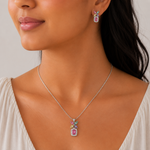 Load image into Gallery viewer, Pink Radiance Pendant Set
